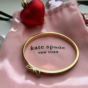 Kate Spade gold tone sparkle bracelet ❤️ never worn